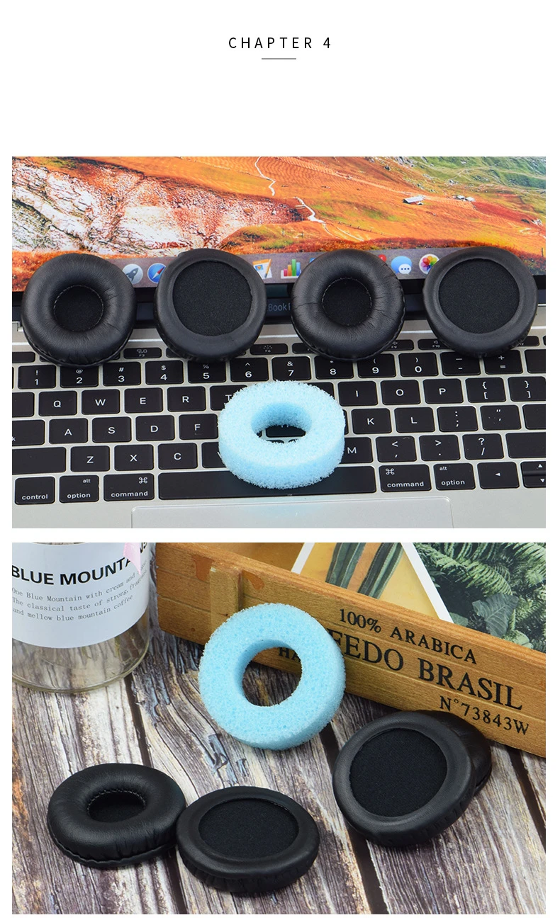 Replacement Foam Ear Pads Cushions for Telex Airmen 750 Headphones Earpads High Quality (7)