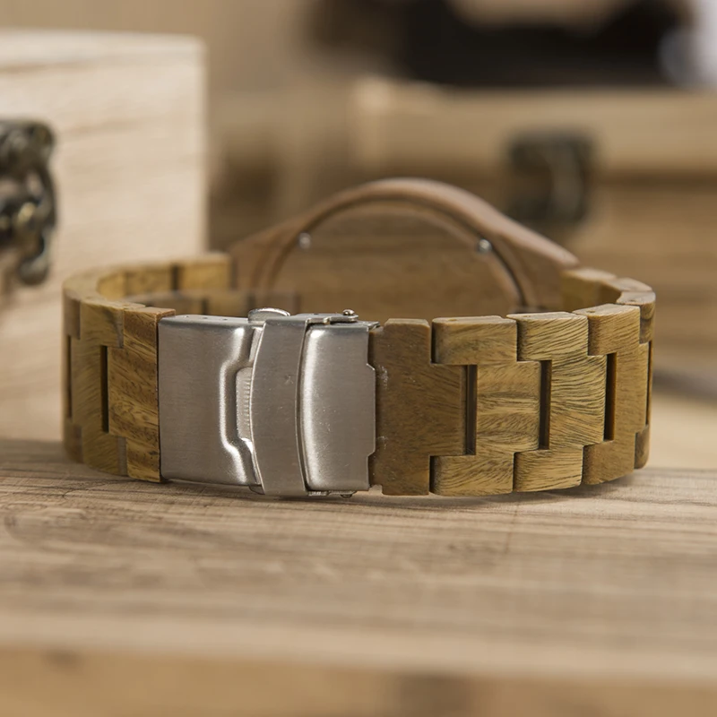 BOBO BIRD CdG19 Flavoty Discolor Mens Watches Green Sandalwood Quartz Male Watches with Faint Scent in Paper Box Drop Ship