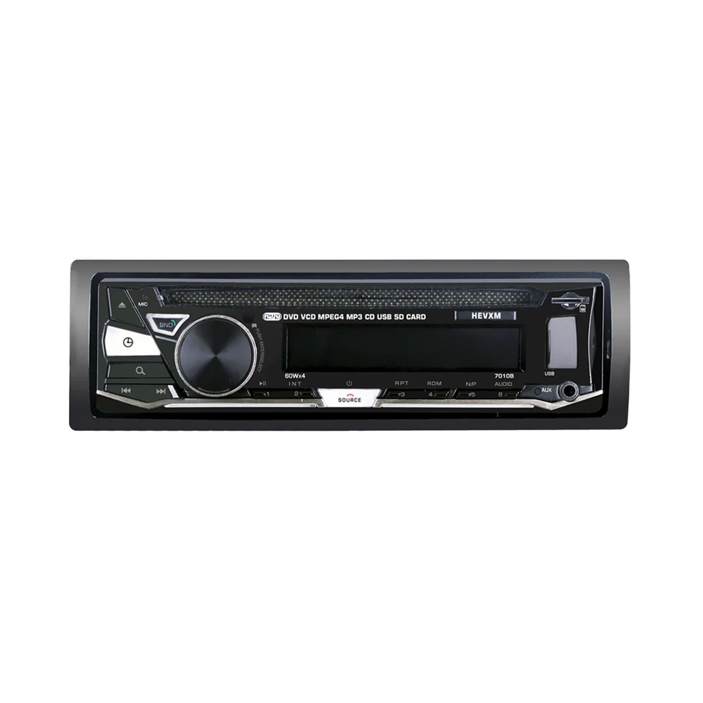 Cheap 2.5" Single 1 Din Car DVD Player Radio Stereo Panel Video Bluetooth Subwoofer AUX In CD MP5  DVD Player Audio 1