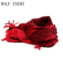 1 шт. Военный ветрозащитный мусульманский хиджаб Shemagh Тактический пустынный арабский Keffiyeh Шарф хлопок утолщенный походный Wargame