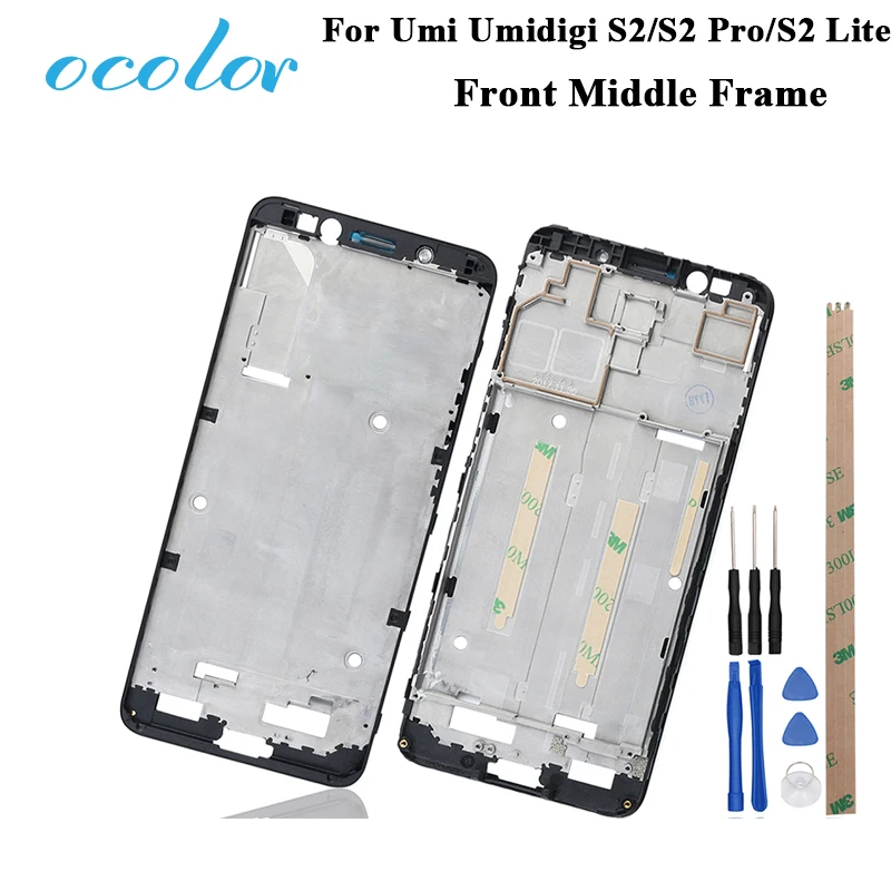 Ocolor для UMI Umidigi S2 Pro передняя рамка Корпус телефона замены корпуса чехол +