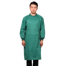 10() Одежда для мытья с короткими рукавами из хлопка с длинными рукавами, с кисточками, ободок для мужчин и женщин, одежда для медсестер