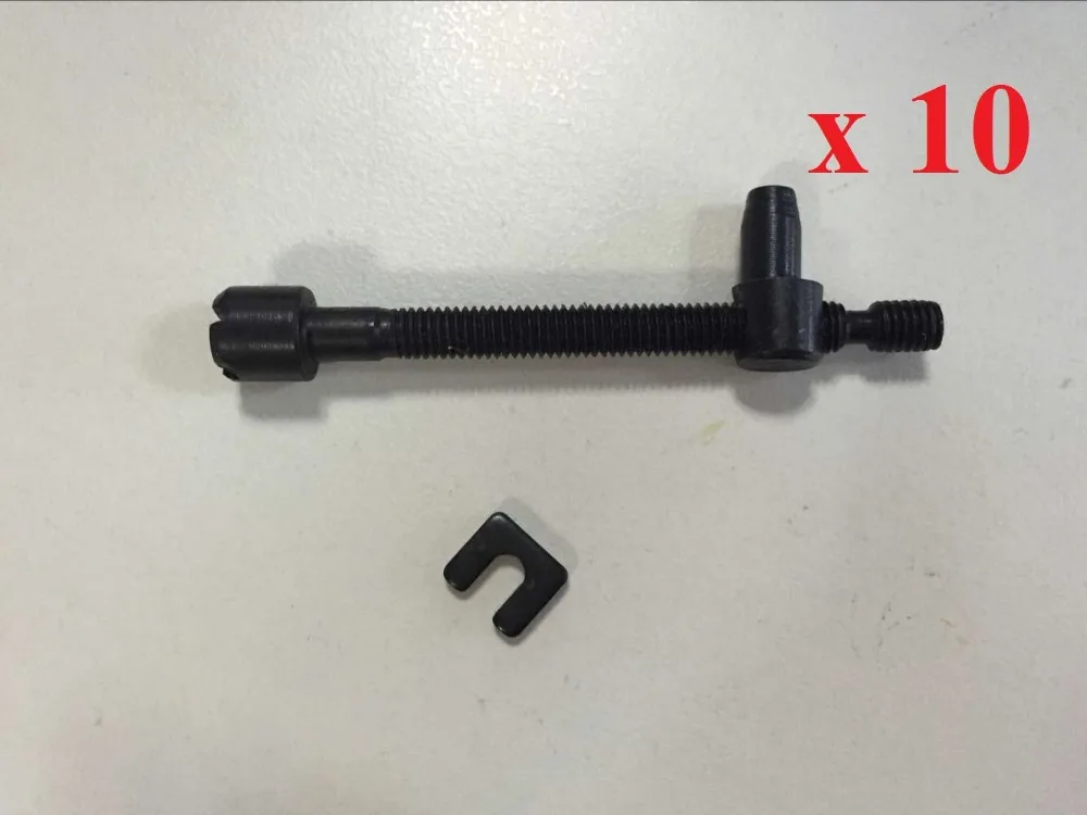 10sets Chain Adjuster Screw Tensioner Fit for Chainsaw 4500 5200 5800 45CC 52CC 58CCin Tool