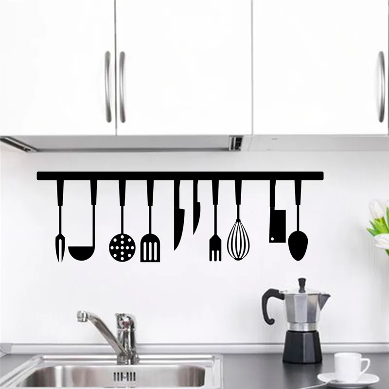 Kitchen Wall Quotes Art food wall stickers diy vinyl adesivo de paredes home decals art posters Sofa Wall Home Decoration