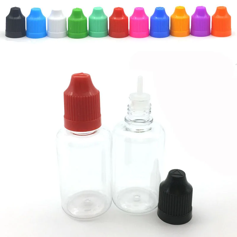 Buy Wholesale 100pcs Clear PET 30ml Dropper Bottle