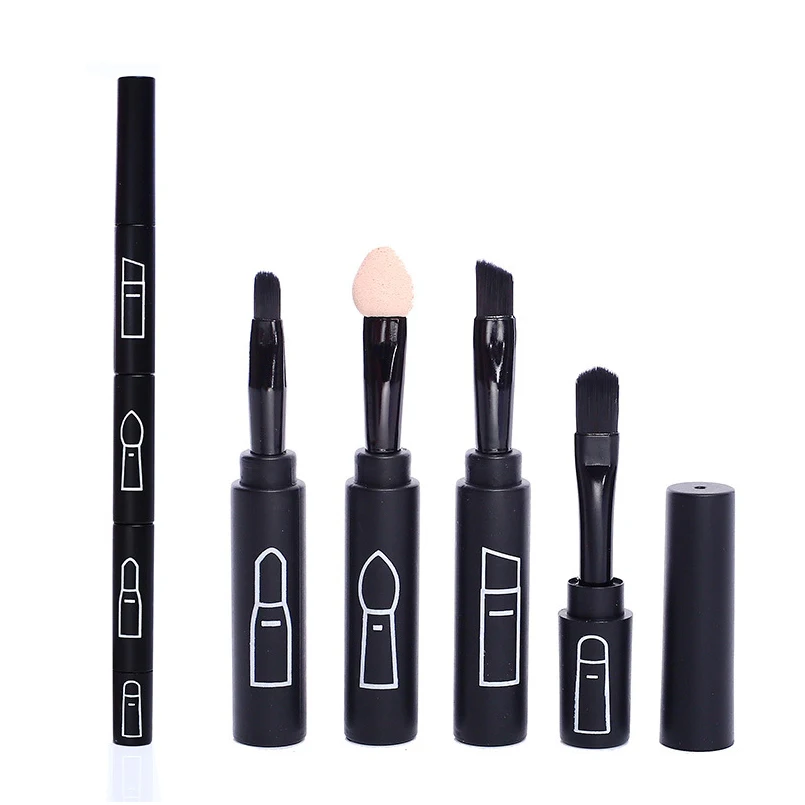 

Professional Makeup 4 PCS Mini Makeup Brush Sets Portable Pincel Maquiagem for Eyeshadow Eyebrow Eyeliner Cosmetic Makeup Tools