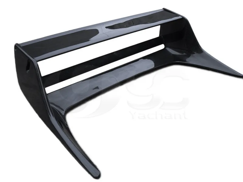 1995-1998 Nissan Skyline R33 GTR GTS Gracer Style  Double Blade Rear Spoiler CF (1)