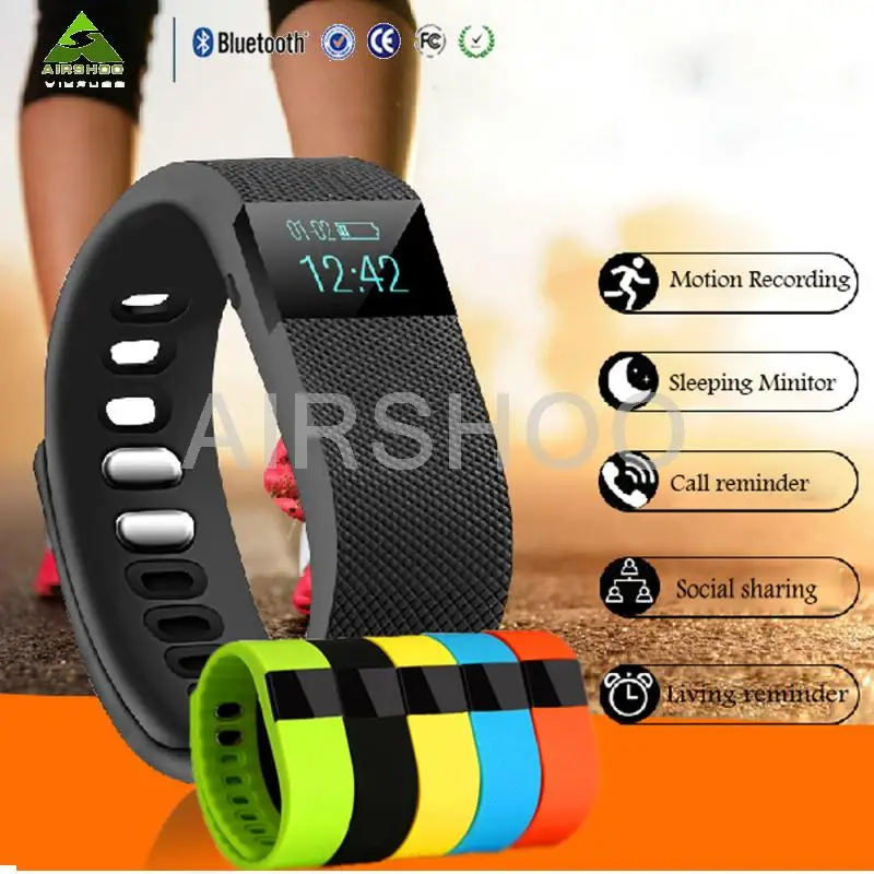 Bluetooth Smart Watch TW64 SmartBand Bracelet Wearable Life Waterproof Pedometer SmartWatch For IOS Android Fitness Tracker