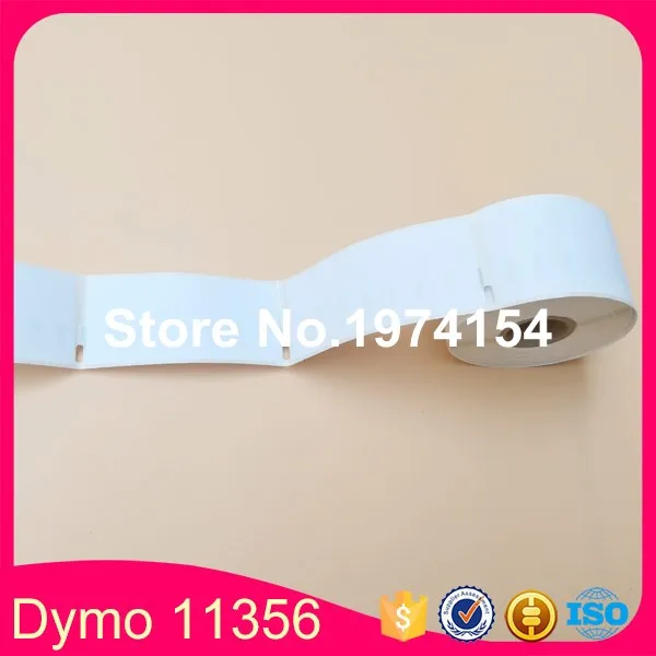 20 * рулоны Dymo 11356 этикетка 41 мм x 89 совместимая шпатентованная для LW450 (также