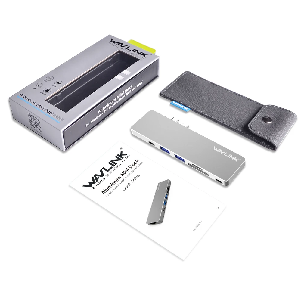 Wavlink Dual USB 3 1 Type C концентратор к HDMI адаптеру 4K w/ SD/Micro SD кардридер 7 в для MacBook Pro 2020 2019