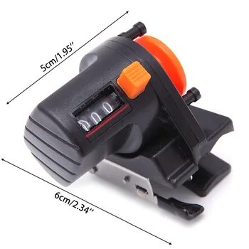 

OLOEY 0-999M 6cm 1PC pesca fishing line depth finder counter fishing tool length gauge counter