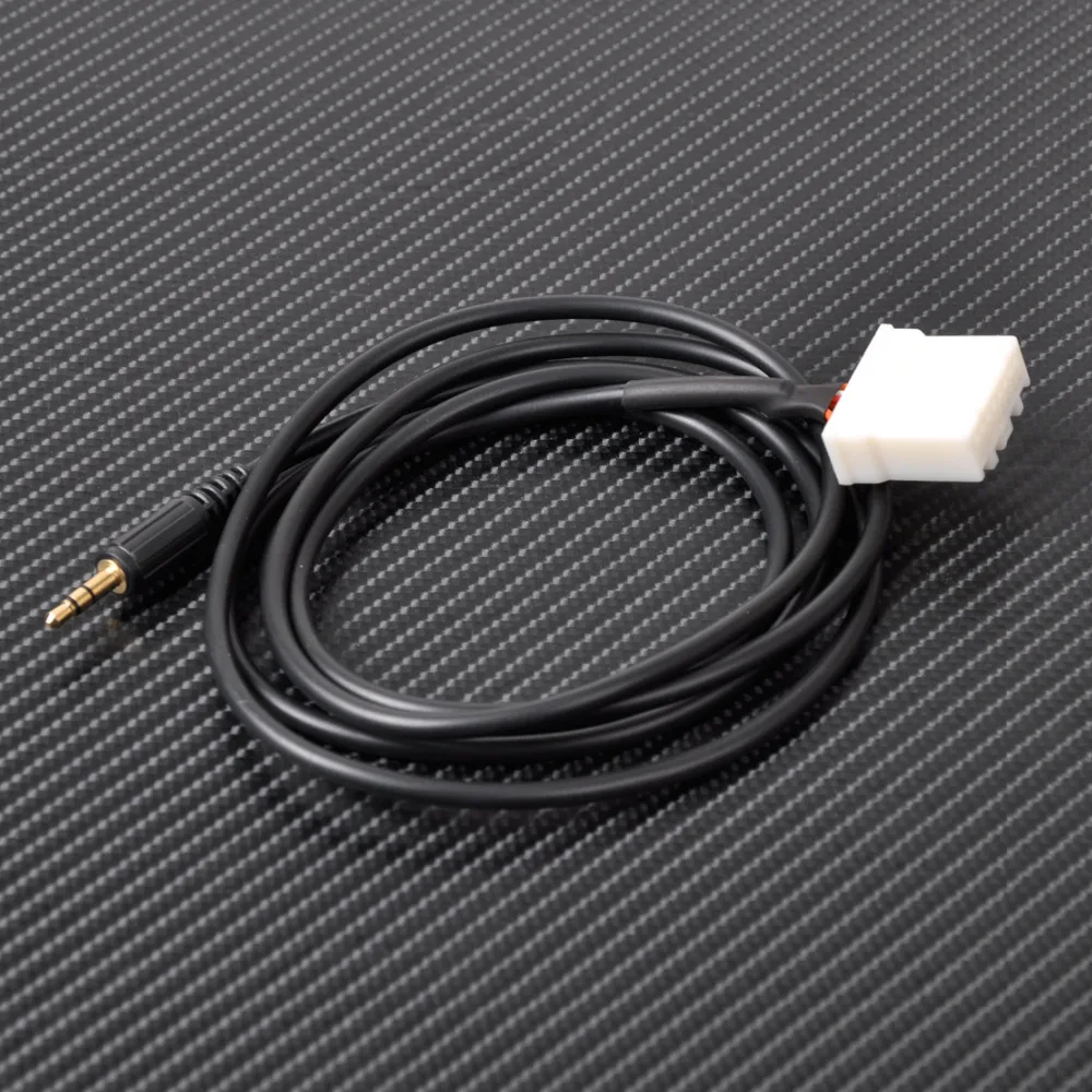 

CITALL DIY Car AUX Audio CD Male Interface Adapter Cable 3.5mm for Mazda 2 3 5 6 MX5 RX8 2008 2009 2010 2012 2013