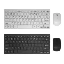 GuHo Ultra Slim Wireless Keyboard and Mouse Combo Set 2.4G Optical Keyboard Mause for Xiaomi Apple Smart TV Mac Windows