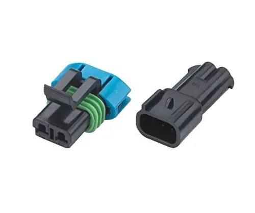 

15300027 15300002 Female Male GM 2 Pin Weather Pack Waterproof Sensor Fan Electronic Plug Automotive Wiring Connector