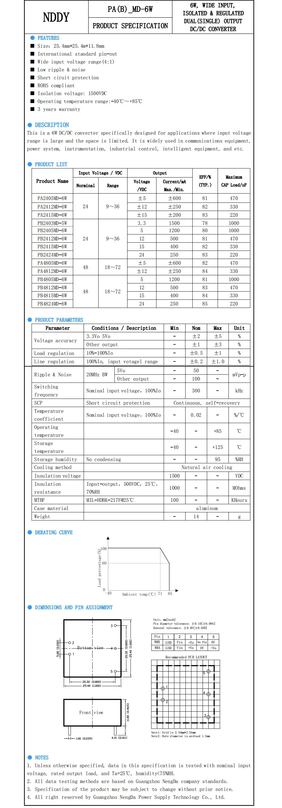 1 шт. изолированный преобразователь напряжения постоянного тока 12V 24V 48V 60V до 3,3 V 5V1. 2a 9V 12V 18V 15V 24V 6 Вт регулируемый dc-dc источники питания модуль питания