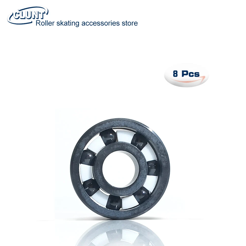 Full Ceramic Silicon Nitride Skate Bearing 8x22x7 Si3N4 Ceramic Bearing