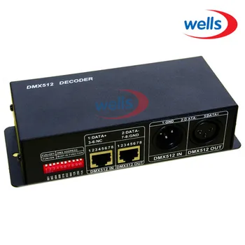 

LED 3CH RGB controller voor led lamp led strip 3CH DMX512 constante spanning gemeenschappelijke anode