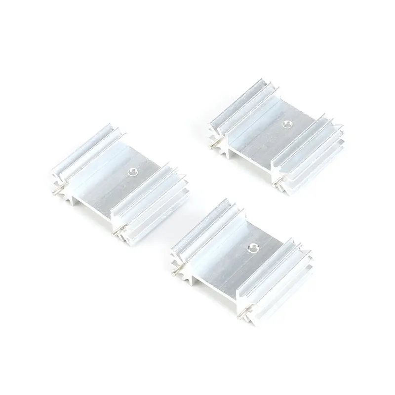 5 pcs Heatsink Radiator Cooling Fin Heat Sink Aluminum Cooler for IC Chip LED with pin 342512mm 34X25X12mm (1)