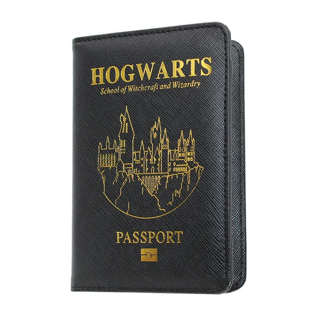 Best Price DIKEDAKU Harry Potter RFID Passport Cover Unisex High Quality Pu Leather Cards Passport Holder Wallet Hogwarts Case For Passport