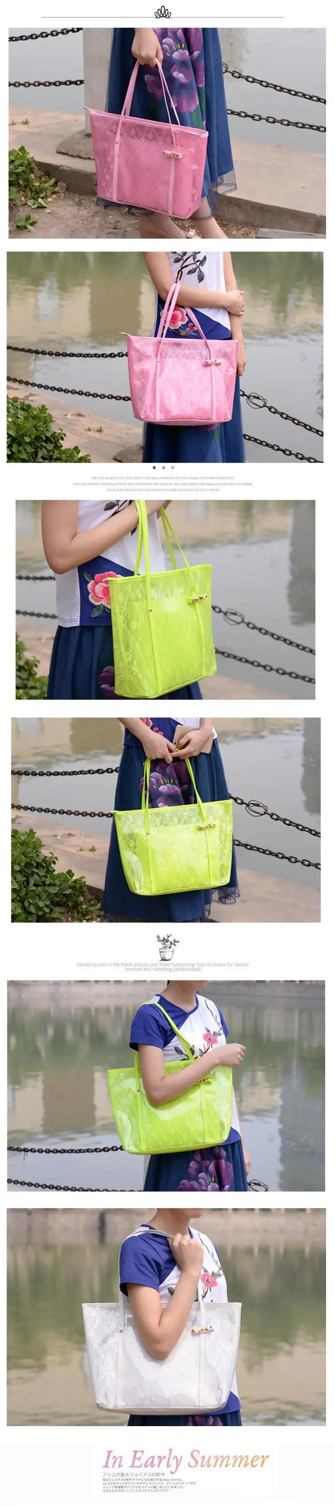 Новая Прозрачная Кружевная сумка для женщин, одна сумка на плечо для дам, модная сумка для дам, пластиковая сумка для мамы fo