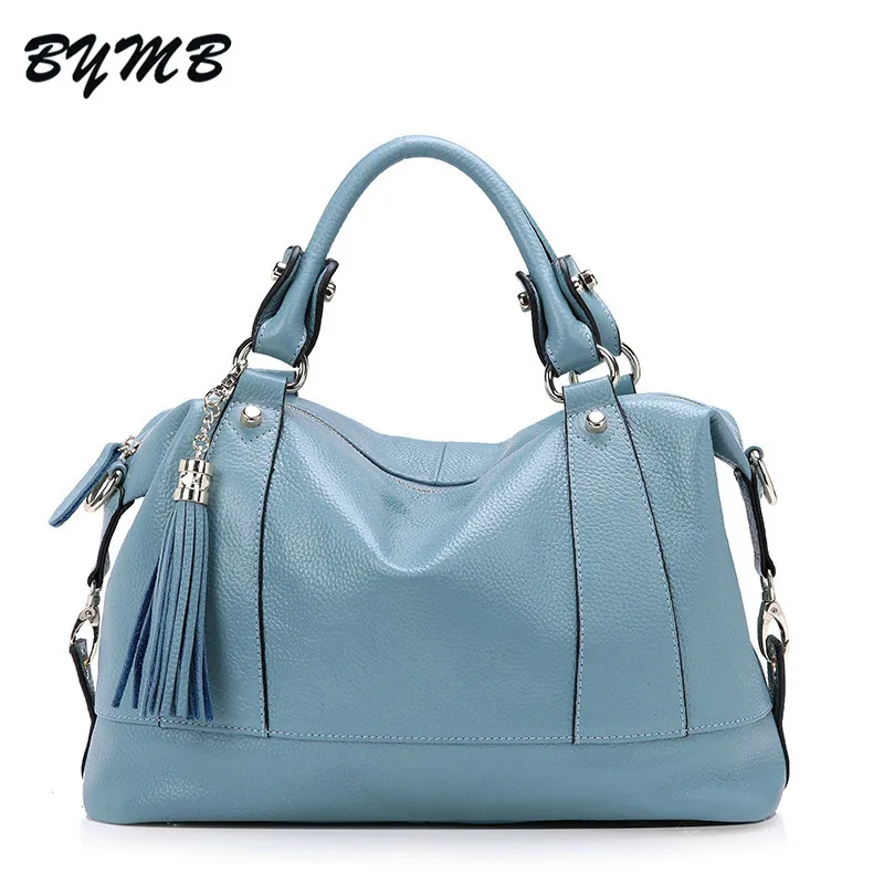 100 genuine leather bag designer handbags high quality Tassel shoulder