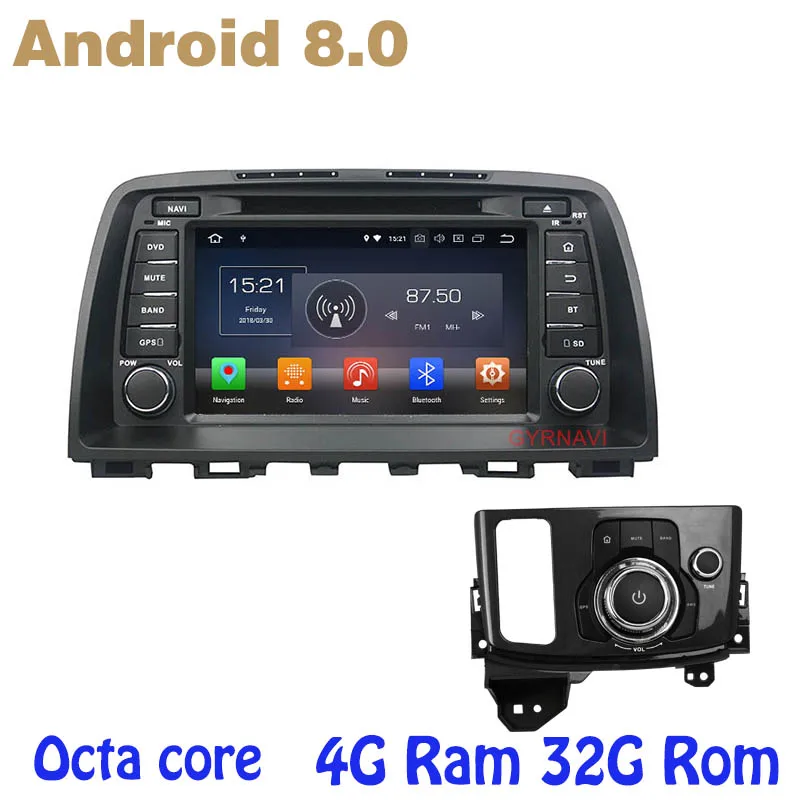 

for mazda CX5 2013-2016 Android 8.0 Octa core PX5 car radio dvd gps with 4G RAM 32G ROM wifi 4g usb auto Multimedia