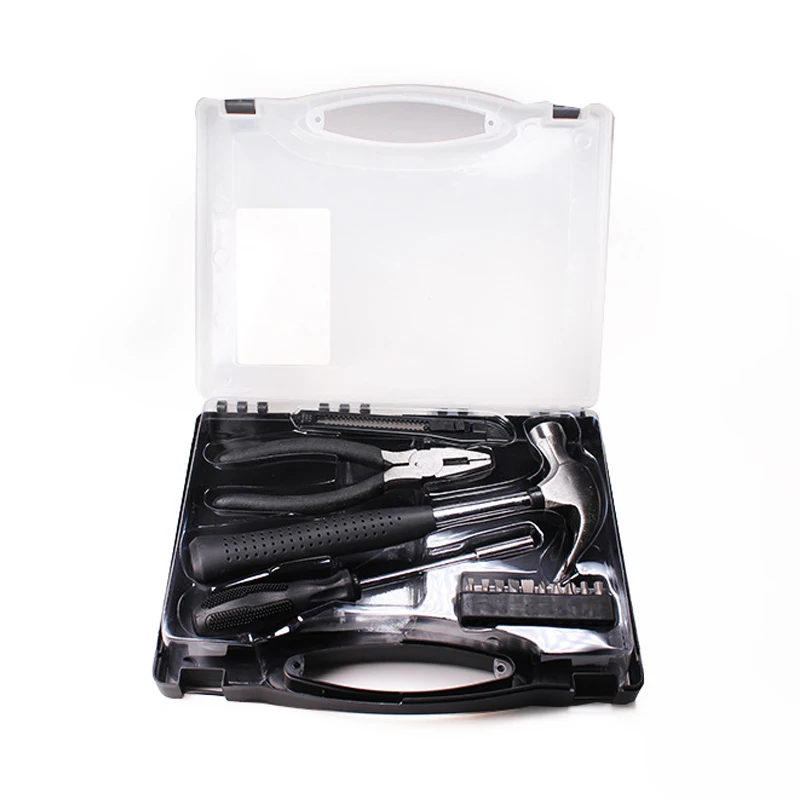 

15 In 1 Hardware Tool Set Claw Hammer&Wire Pliers&Screwdriver Bits&Utility Knife Combination Hand Tools for Household