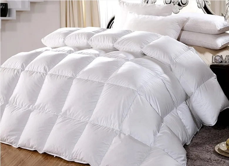 Duvet Filled White Goose Feather Down Tog Value 7 5 For Spring