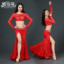 Танец живота Костюм 2016 Новый Модальный Горячей Продажи Женщин Bellydance Женщины Belly Dance Костюмы Топ & юбка Износ Производительность Юбка Zm071