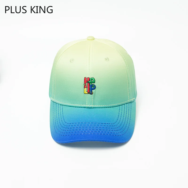 Высококачественные модные бейсболки женские мужские Snapback хип хоп рэп шляпа женские градиентные цвета