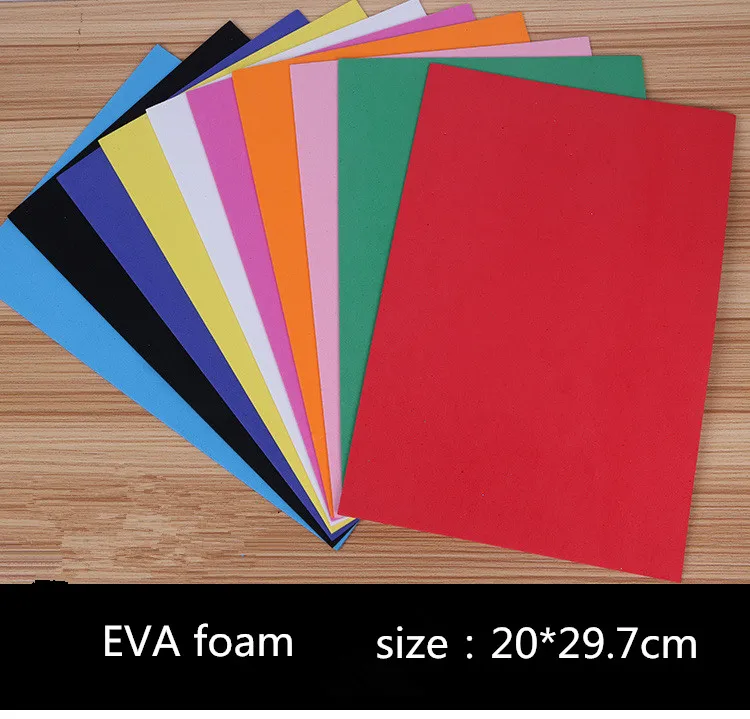 

Without adhesive sponge paper EVA color foam paper kindergarten handmade material color paper A4 decorative paper