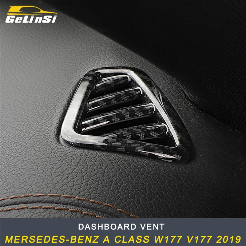 

GELINSI Dashboard Vent Trim Cover Accessories Sticker for Mersedes-benz A Class W177 V177 2019 Auto Car
