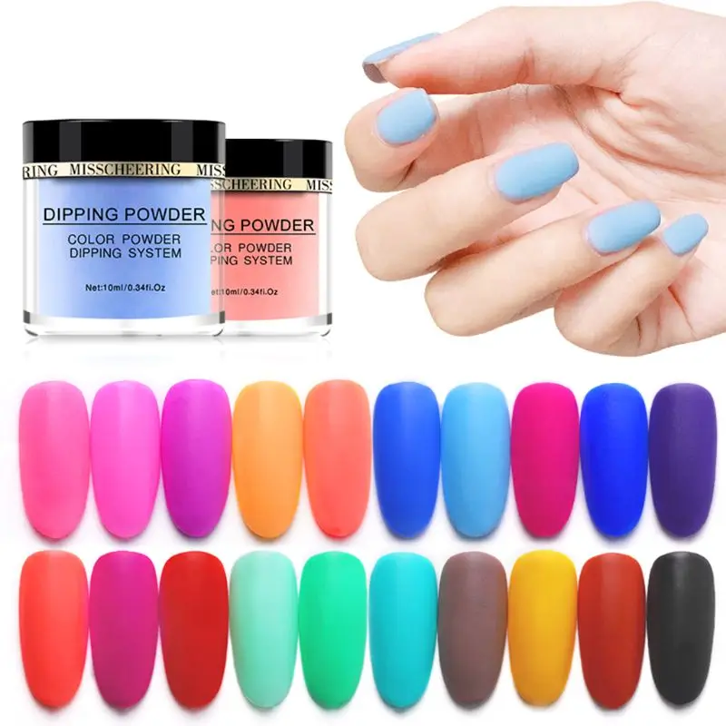 

20 Frosted Colors Dipping Nail Powder Nail glaze Powders Acrylic Nail Infiltration powder Scrub color Nail Moisturizing Powder