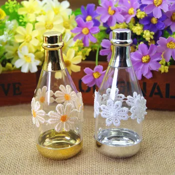 

beautiful plastic bottle shape birthday party candy boxes , 20pcs/lots ,by6401