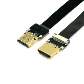 

10cm/20cm / 50cm FPV HDMI Type A Male to HDMI Male HDTV FPC Flat Cable for Multicopter Aerial Photography