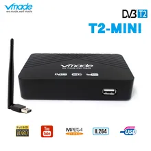 Vmade новейший мини-DVB-T2 HD 1080P цифровой наземный ТВ-приемник ТВ-приставка H.264 MPEG4 Поддержка Youtube PVR+ USB wifi