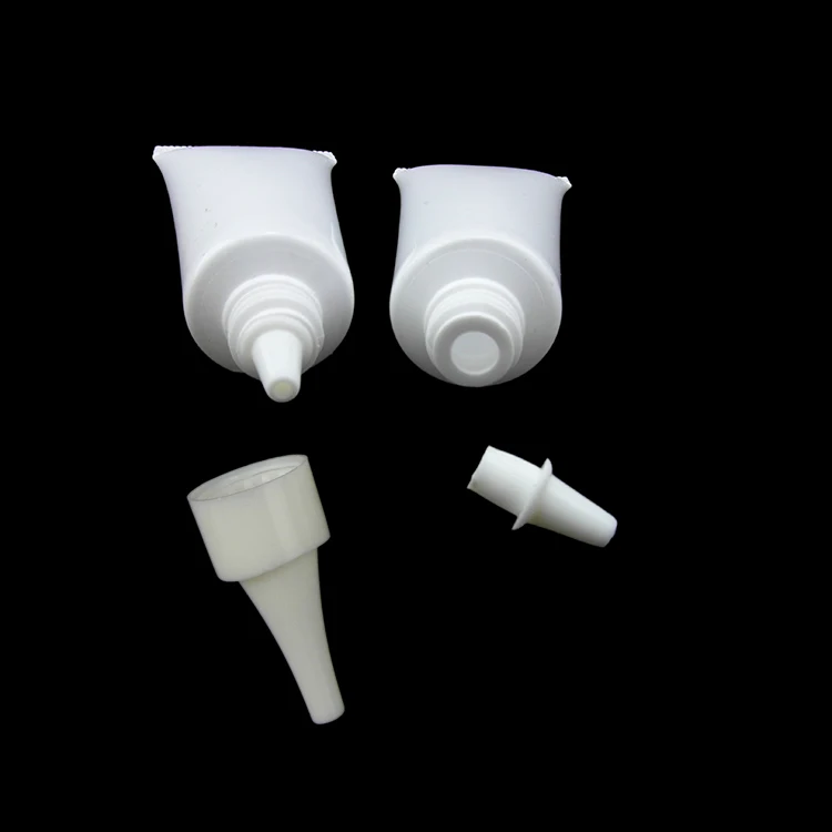 Compõem o Recipiente com Tampa da Agulha e Plug Vazio Tubo Macio Cosmético pp Tamanho D16 * H55mm Wholesale-100pcs – Lot 3 ml