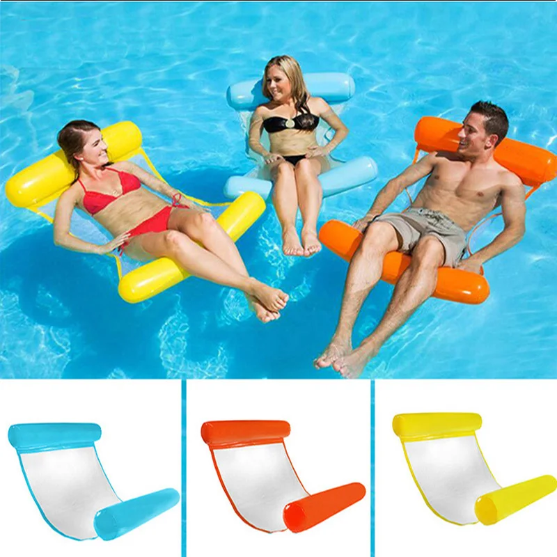 2018 Summer Inflatable Floating Bed Water Hammock Lounger Floating Toys Beach Swimming Pool Lounge Bed Chair Kids Adults Hot 2018 Summer Inflatable Floating Bed Water Hammock Lounger Floating Toys Beach Swimming Pool Lounge Bed Chair Kids Adults Hot