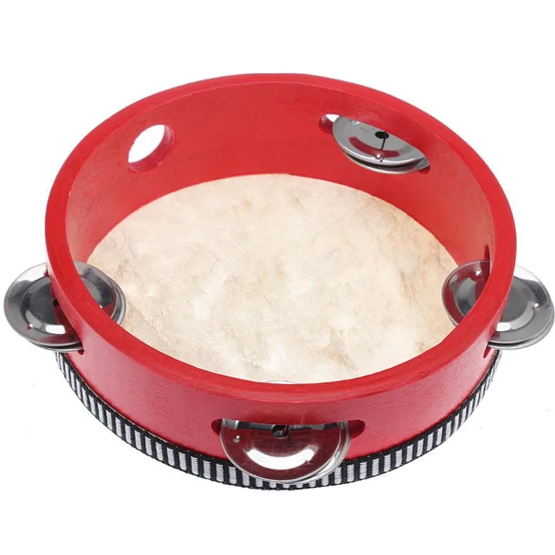 Educational Musical Tambourine Beat Instrument Hand Drum Children Kids