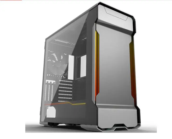 PHANTEKS 518XTG двухсистемное алюминиевое шасси(3 мм алюминий/с 3 вентиляторами/Программируемый DRGB эффект освещения - Цвет: Streamer silver