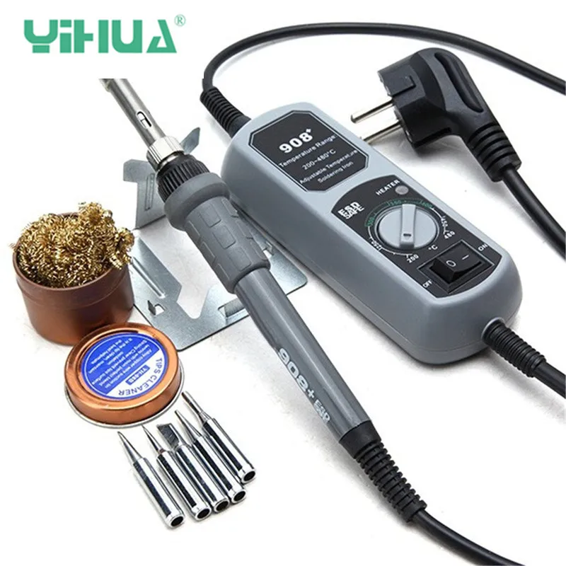 12pcs 900M Soldering Tips Replacement Solder Iron Tips Kit For 936 937