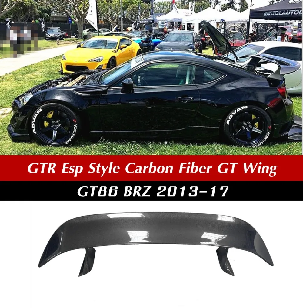 GT86 FT86 BRZ Rear Spoiler 165cm[ Brand new DESIGN ] Esp GTR style Carbon Fiber GT Spoiler Wing