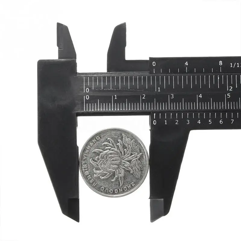 

150mm Plastic Ruler Sliding Gauge Vernier Caliper Jewelry Measuring Ruler Electrical Testing Vernier Calipers