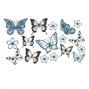 

Temporary Tattoo Butterfly Design Waterproof Water Transfer Tatoo Sticker Body Art Tattoo Sticker DIY Easy Wear And Easy Clean