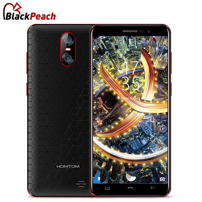 HOMTOM S12 5.0 inch 18:9 Display Mobile Phone MTK6580 Quad Core Android 6.0 1G RAM 8G ROM 2750mAh Dual Rear Camera 3G Smartphone