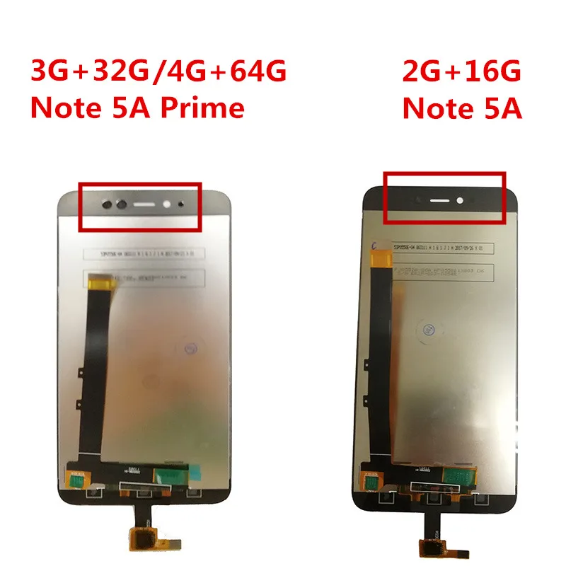 ЖК дисплей и сенсорный экран для Xiaomi Redmi Note 5A 5 A Prime сменный дигитайзер в сборе Note5A
