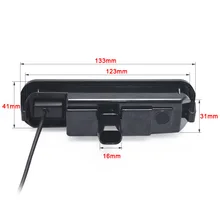 SONYCCD оригинальный Aftermarket переключатель багажника Ручка заднего вида автомобиля обратная камера реверсивная парковочная камера для Ford Focus