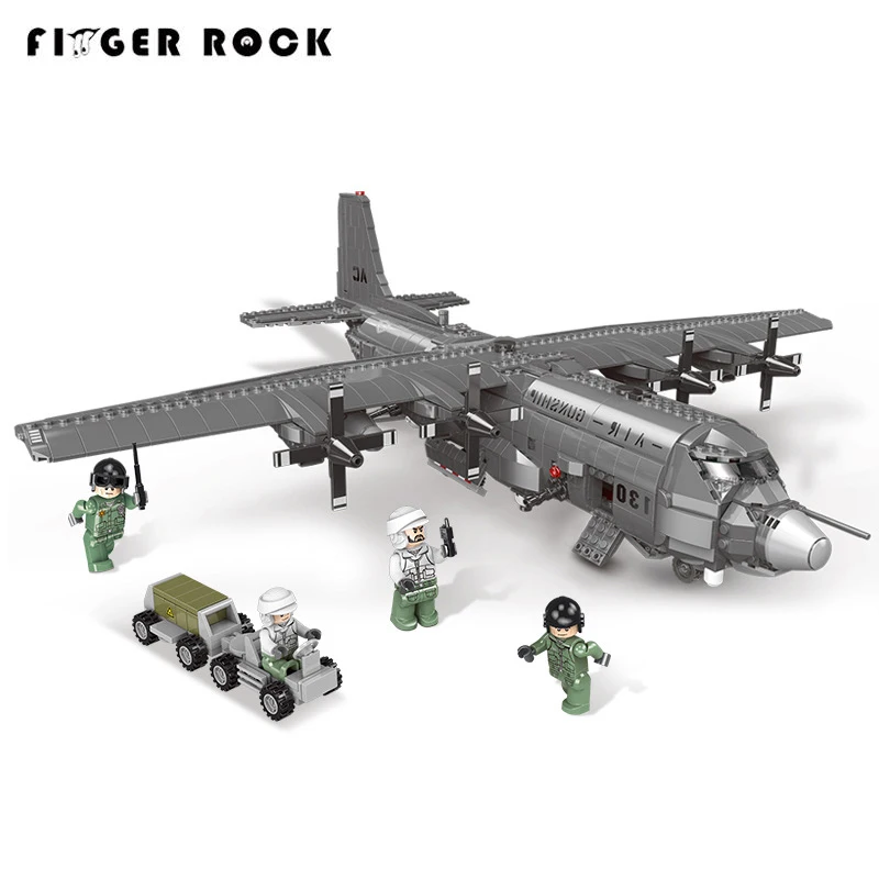 

XINGBAO 06023 Military Series The AC130 Aerial Gunboat Building Blocks Model Airplane Kid Toys As Gift Compatible LegoINGLYs