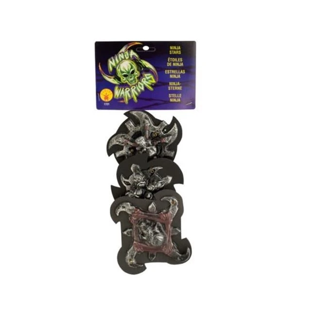Kole Imports PC312-80 Skull Warrior Ninja Stars - Pack of 80