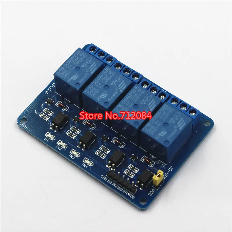 4 Four channel relay module relay control board 5V with optocoupler isolation Support AVR / 51